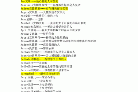 英文名字大全：现代与经典的完美结合