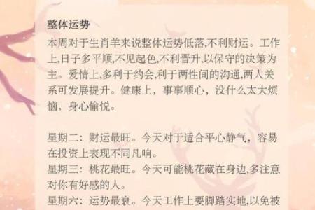 出生的羊女每月运程详细预测