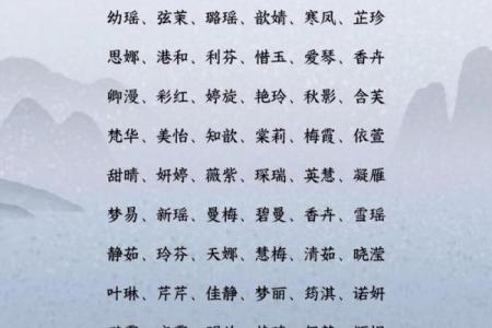 最流行的女孩洋气名字