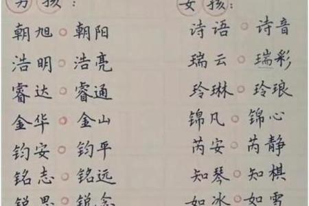 女孩名字大全：优雅与现代并存的选择