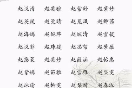 如何根据赵姓为宝宝起个个性化名字
