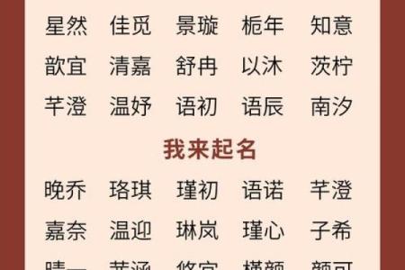 给宝宝取名字的灵感：女孩名字大全