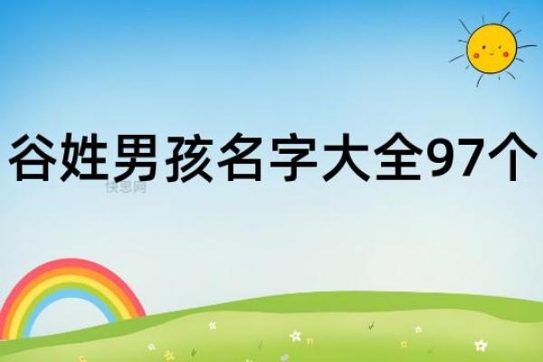 谷姓男宝宝名字:传统与现代结合的最佳选择 谷姓男宝宝名字:传统与现代结合的最佳选择