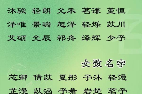 女主名字大全推荐：赋予角色独特魅力的名字灵感