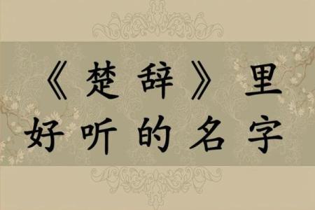 用楚辞诗篇为男宝宝选择一个响亮名字