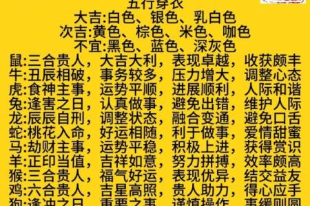 五行穿衣法则：根据每日颜色提升运气