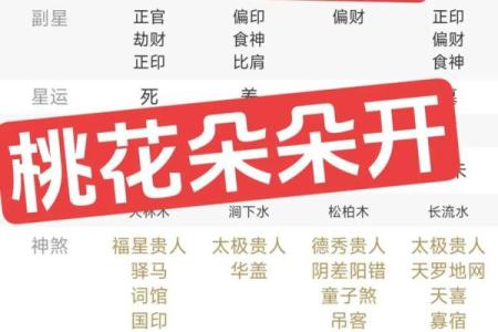 桃花运在八字中的象征意义与人生走向
