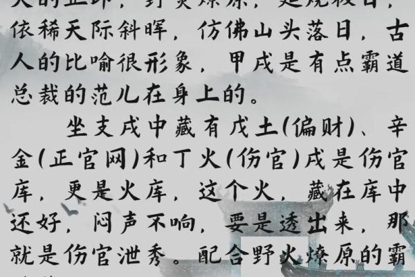 甲子日柱下的桃花命运：好运与挑战并存