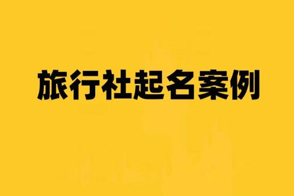 如何为旅游公司取个吸引人的名字