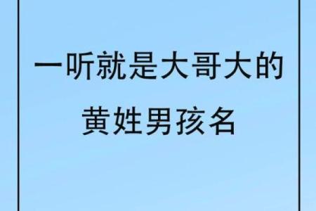 如何为姓黄的男宝宝取个独特又有寓意的名字