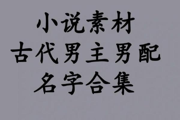 男性小说名字创意大全,助你找到最适合的故事标题 男性小说名字创意大全,助你找到最适合的故事标题