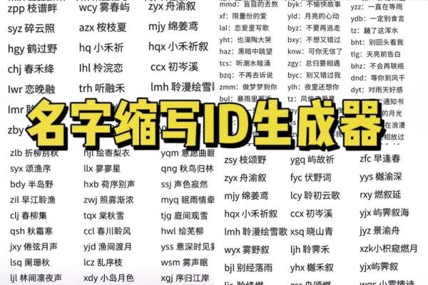 免费名字生成器,帮你快速找到最合适的名字 免费名字生成器,帮你快速找到最合适的名字