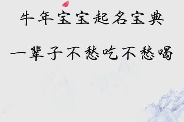 适合牛年宝宝的独特名字大全