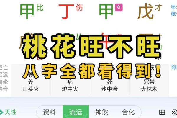 八字桃花看婚恋：桃花星与感情的关系