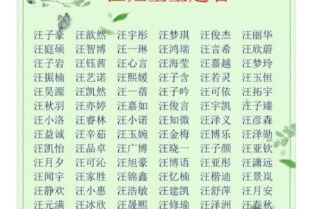 出生男孩名字大全 免费推荐