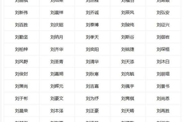 刘姓男孩名字大全，找到最合适的那一个
