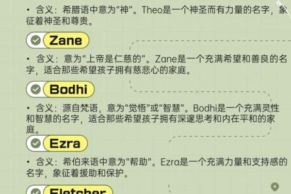 挑选适合男孩的名字：让孩子与众不同的名字推荐