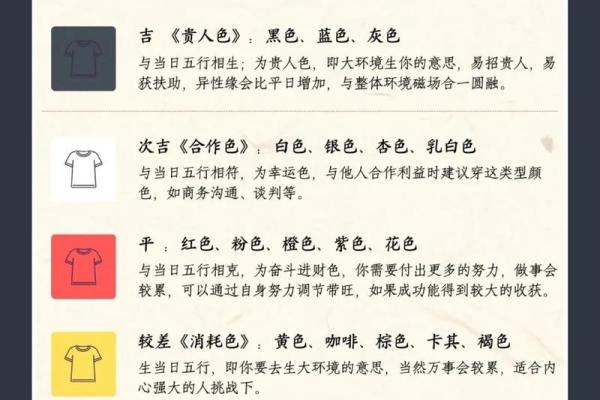 颜色与五行的关系:不同五行对应的颜色解析 颜色与五行的关系:不同五行对应的颜色解析