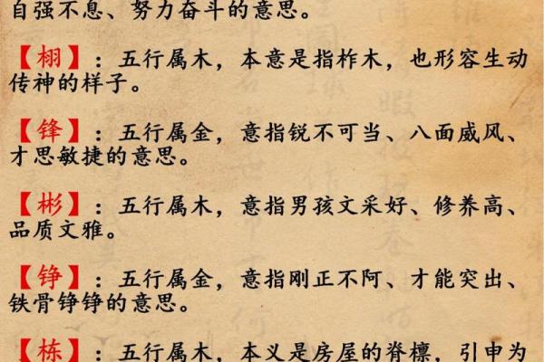 五行属木的字如何为男孩起名助力性格与命运发展 五行属木的字如何为男孩起名助力性格与命运发展