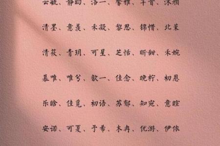 独特好听的女孩名字汇总
