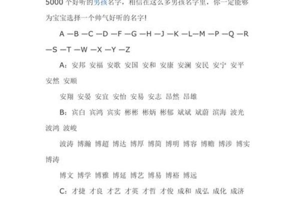 男宝宝取名趋势：现代与传统的碰撞
