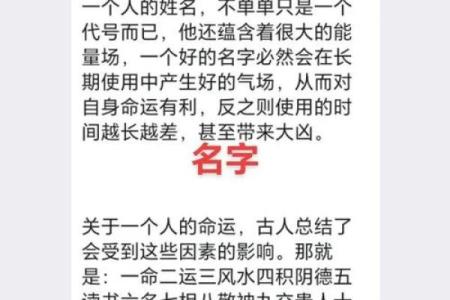 名字的力量：两个字如何影响人生