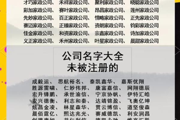 探索免费家政公司起名技巧 打造独特品牌形象