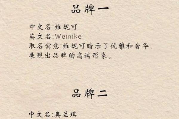 高端女装品牌名字大全
