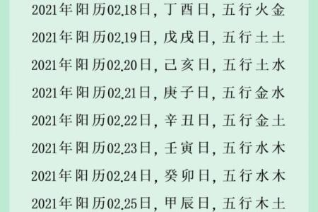 出生年份与五行属性对应关系解析
