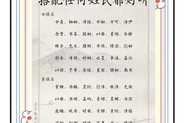 如何根据姓氏挑选最合适的儿子名字