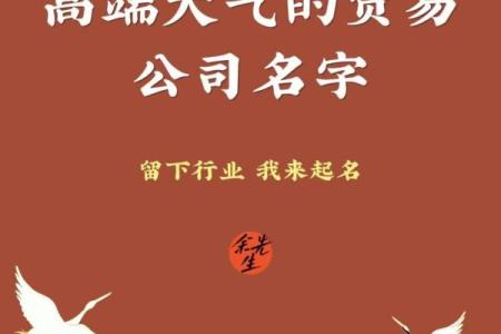 如何为商贸公司起一个响亮的名字