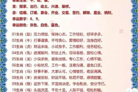 每日生肖运程提醒，助你提前规划一天运势