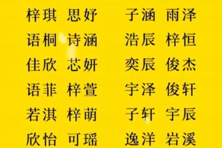 最受欢迎的宝宝名字推荐与分析