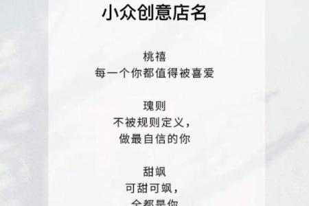 个性化女装店铺名称推荐