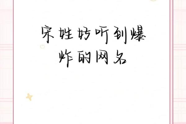 宋姓女孩取名技巧：传承与创新的完美结合