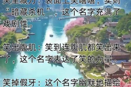 搞笑又有趣的名字灵感，给你带来不一样的笑点