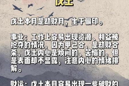 戊土八字深度解析：掌握这些技巧，运势不再走弯路