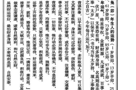 属兔人在本命年的运势解析