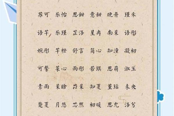 带有诗意的妹子名字推荐,给她一个浪漫的开始 带有诗意的妹子名字推荐,给她一个浪漫的开始