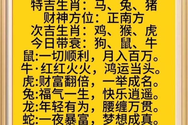明天的生肖运势如何影响你的生活与决策 明天的生肖运势如何影响你的生活与决策