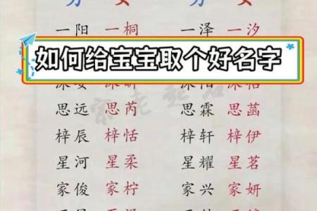 如何选择一个适合宝宝的名字