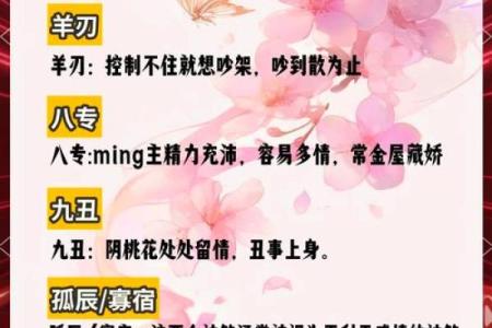 桃花运弱的八字特征及化解方法