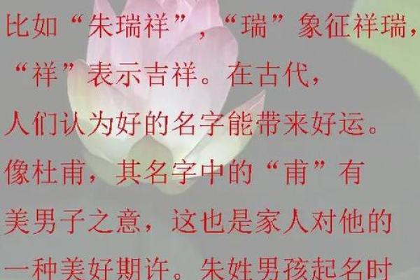 朱姓男孩名字解析:如何选择合适的名字 朱姓男孩名字解析:如何选择合适的名字