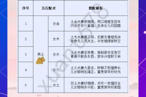 五行婚姻配对表解析:如何根据五行选择合适的伴侣 五行婚姻配对表解析:如何根据五行选择合适的伴侣
