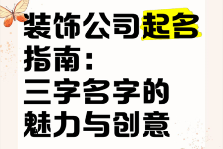 如何根据老板姓名起名，为公司增添个性与魅力