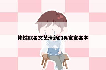 褚姓取名文艺清新的男宝宝名字