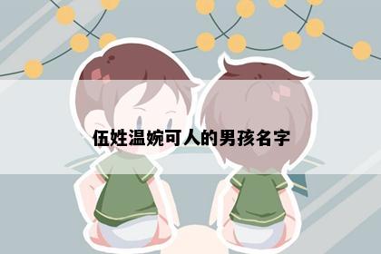 伍姓温婉可人的男孩名字
