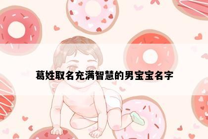 葛姓取名充满智慧的男宝宝名字