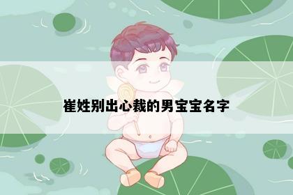 崔姓别出心裁的男宝宝名字