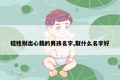 嵇姓别出心裁的男孩名字,取什么名字好